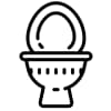 Icon of a toilet