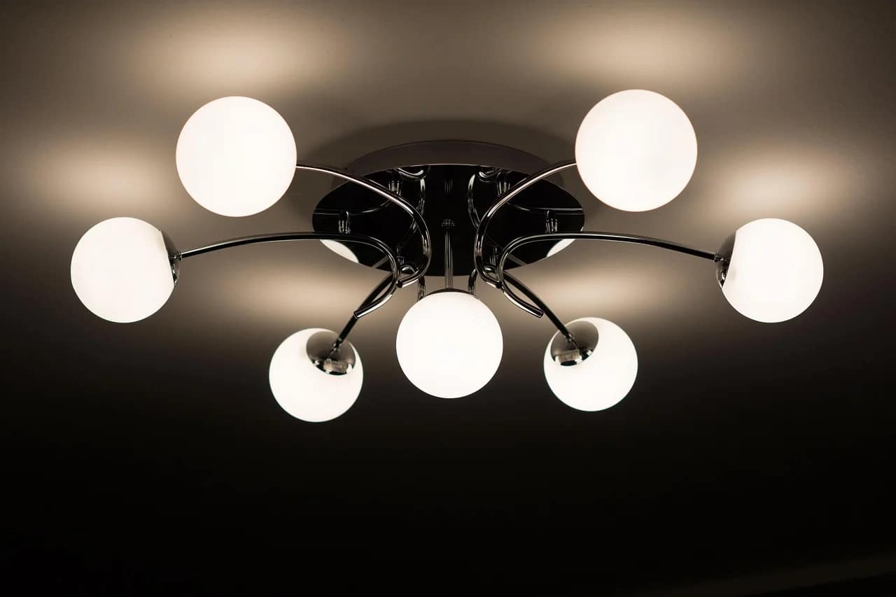 Ceiling light fixture installation