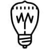 Icon of a lightbulb