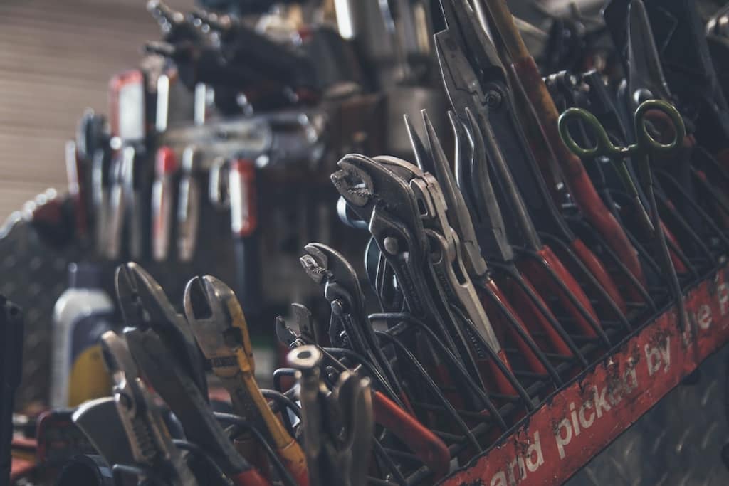 lots of hand tools